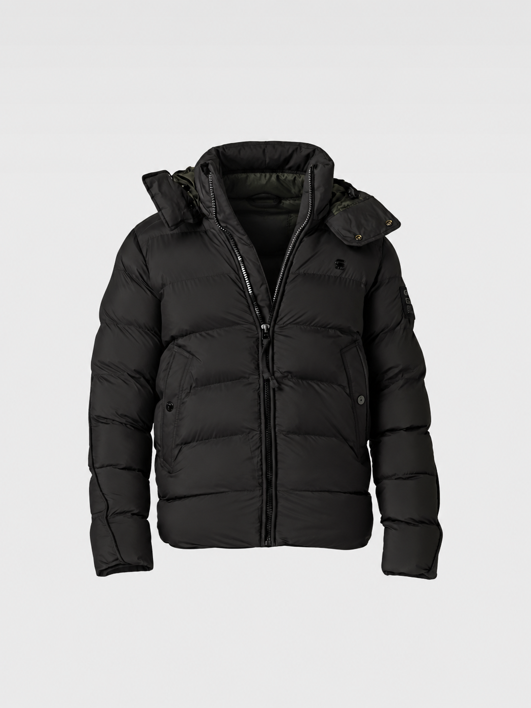 G-Star RAW Steppjacke mit Label-Details Modell 'Whistler' in black